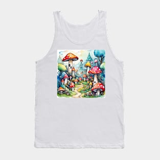 Cute mushrooms pattern gift ideas cute mushroom gifts Tank Top